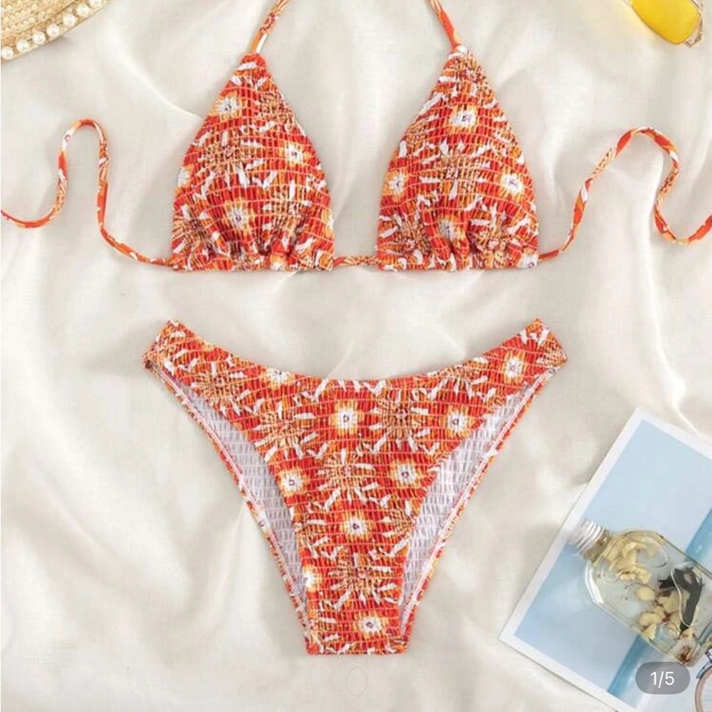 Orange Bikini Set